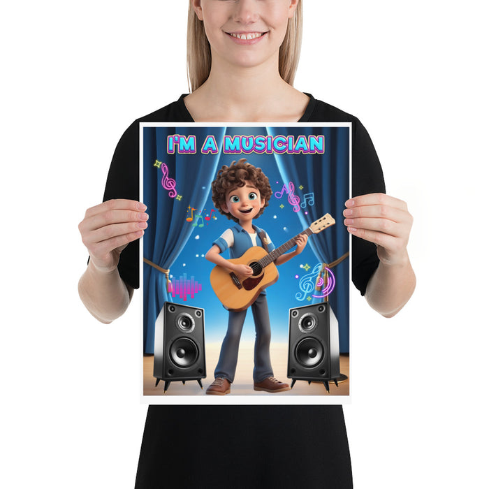 I'm a musician - 12 x 16 Poster - 20810601