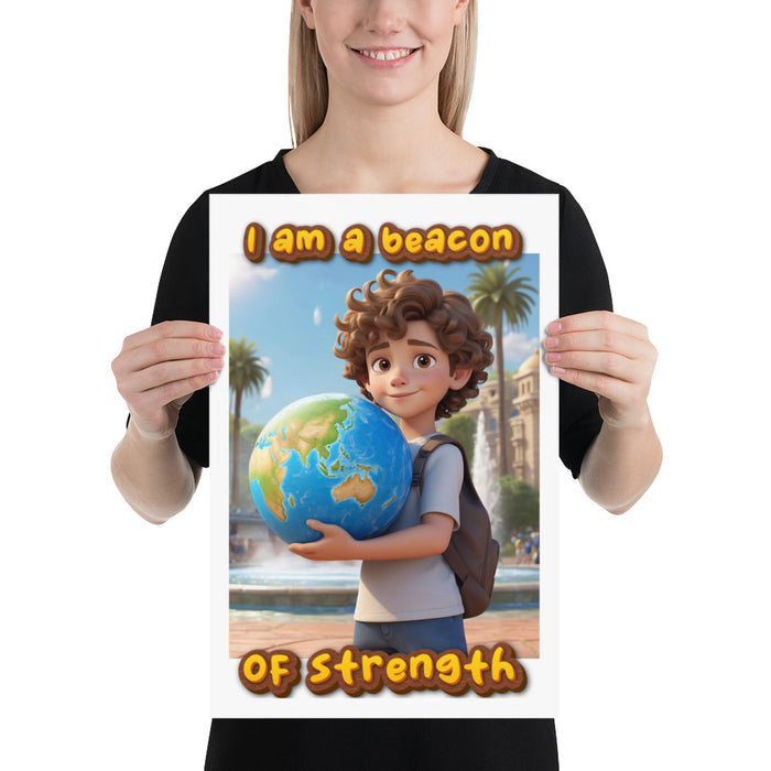 I am a beacon of strength - 12 x 18 Poster - 50610301