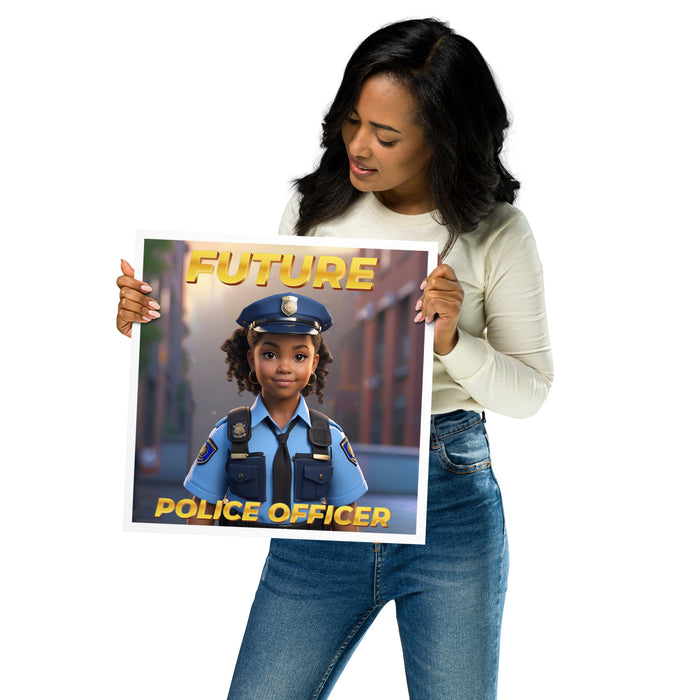 Future Police Officer 3 - 14 x 14 Poster - 10210201