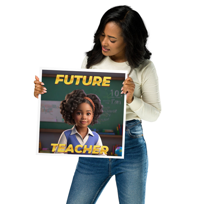 Future Teacher 3 - 14 x 14 Poster - 10330201