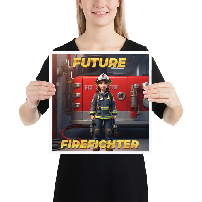 Future Firefighter 2 - 14 x 14 Poster - 10120201