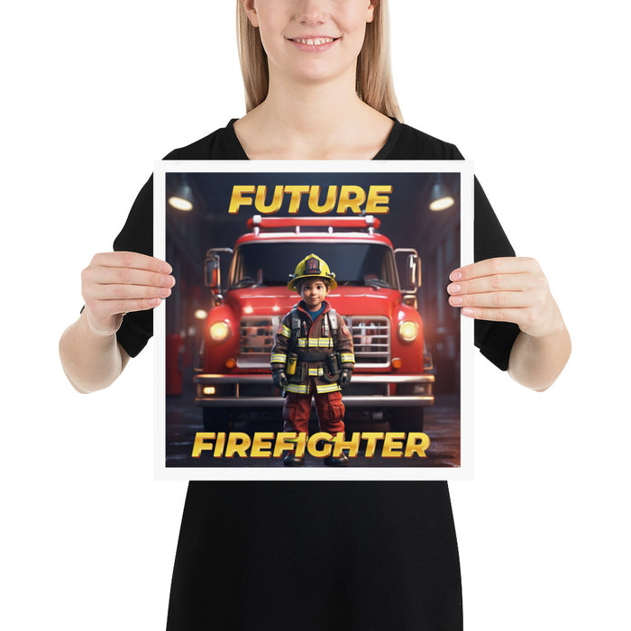 Future Firefighter - 14 x 14 Poster - 10110201