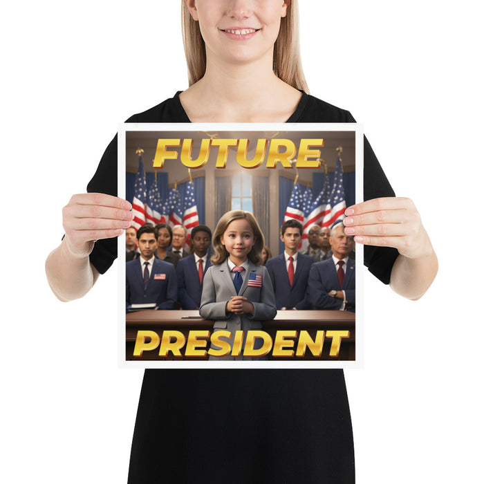 Future President 2 - 14 x 14 Poster - 10420201