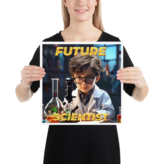 Future Scientist - 14 x 14 Poster - 10810201