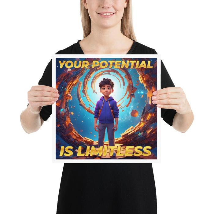 Your potential is limitless - 14 x 14 Poster - 60210201