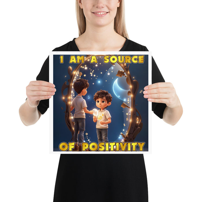 I am a source of positivity - 14 x 14 Poster - 70710201