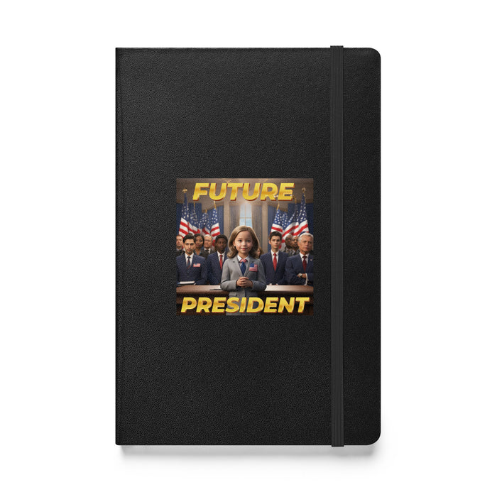 Future President 2 - Hardcover Bound Lined Notebook - 10420401