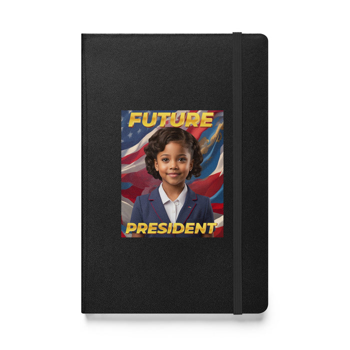 Future President 3 - Hardcover Bound Lined Notebook - 10430401