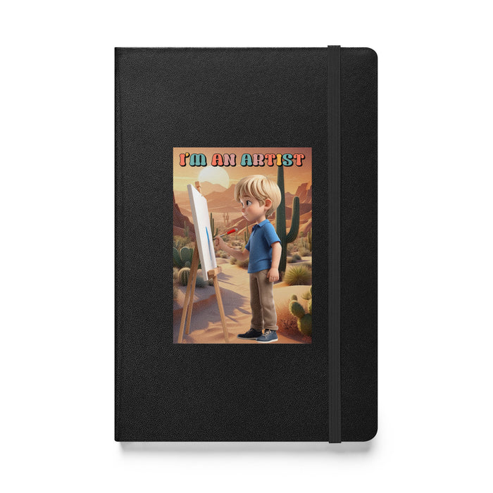 I'm an artist 2 - Hardcover Bound Lined Notebook - 20610401