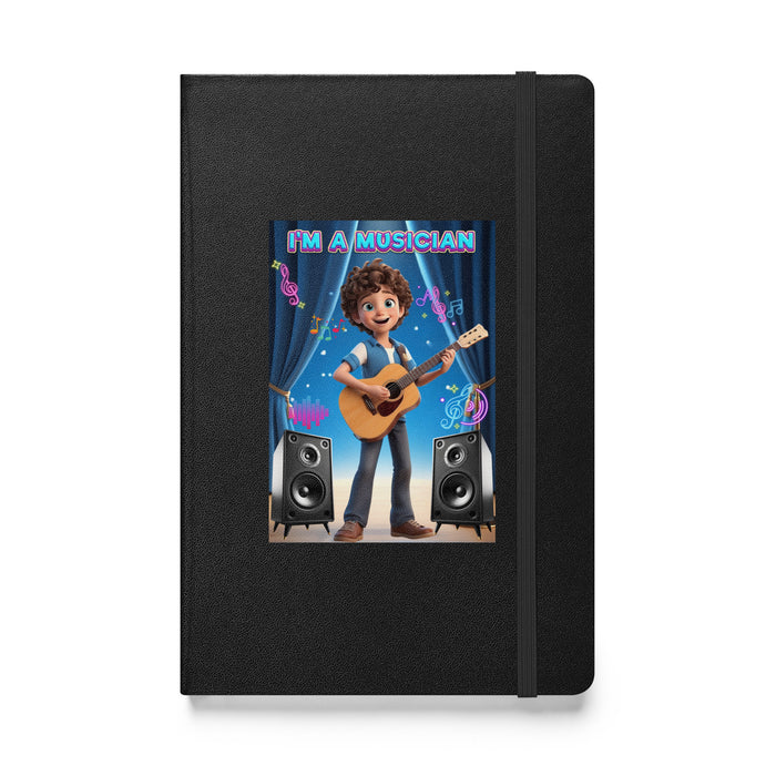 I'm a musician - Hardcover Bound Lined Notebook - 20810401