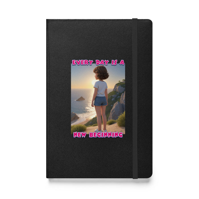 Every day is a new beginning - Hardcover Bound Lined Notebook - 30510401