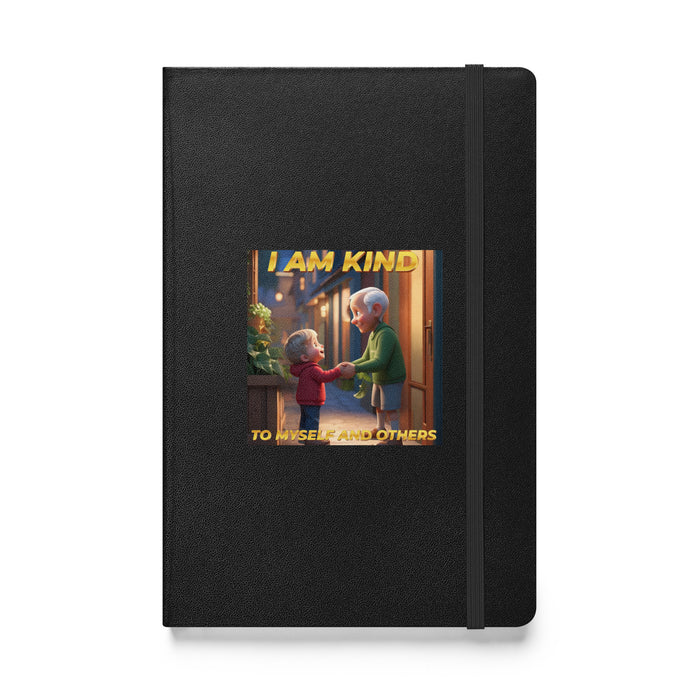 I am kind to myself and others - Hardcover Bound Lined Notebook - 40210401