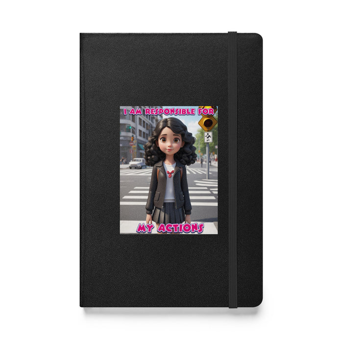 I am responsible for my actions - Hardcover Bound Lined Notebook - 80810401