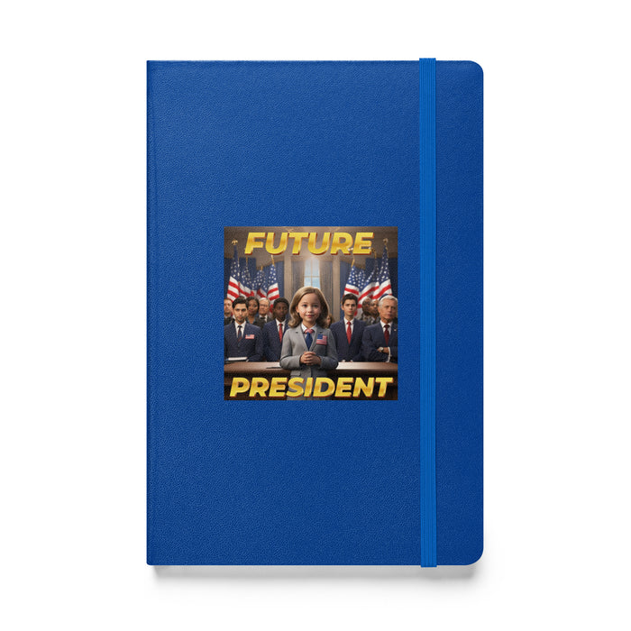 Future President 2 - Hardcover Bound Lined Notebook - 10420401