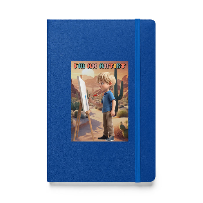 I'm an artist 2 - Hardcover Bound Lined Notebook - 20610401