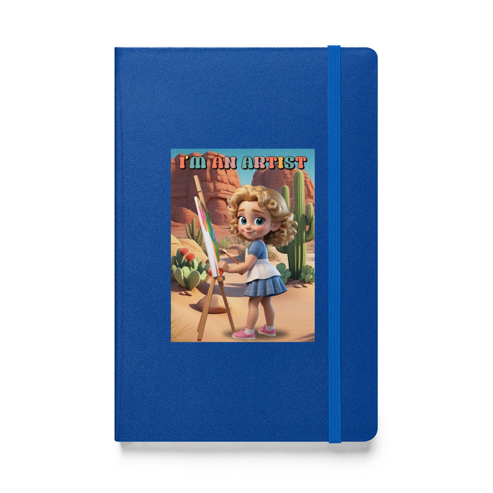 I'm an artist - Hardcover Bound Lined Notebook - 20610401