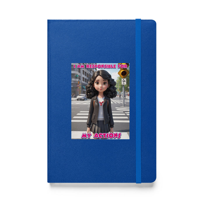 I am responsible for my actions - Hardcover Bound Lined Notebook - 80810401