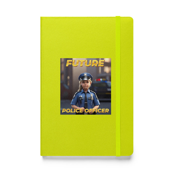 Future Police Officer 2 - Hardcover Bound Lined Notebook - 10210401