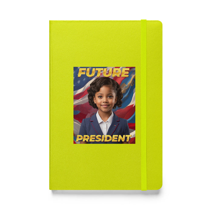 Future President 3 - Hardcover Bound Lined Notebook - 10430401