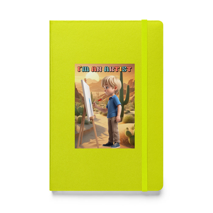 I'm an artist 2 - Hardcover Bound Lined Notebook - 20610401