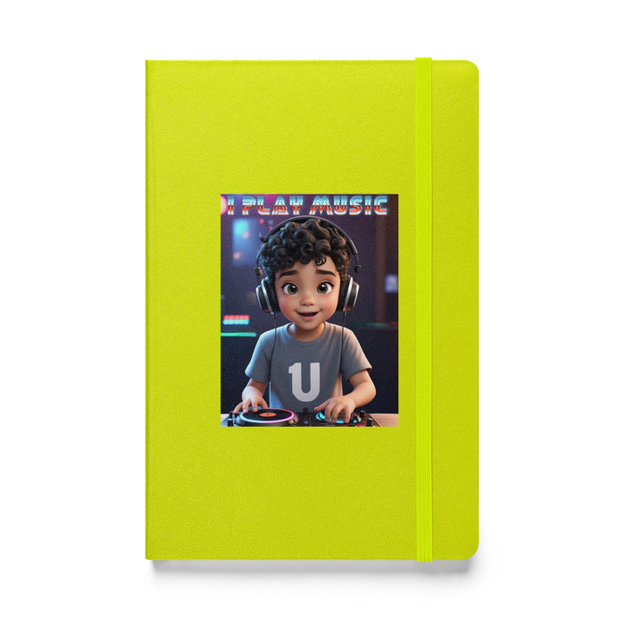 I play music 2 - Hardcover Bound Lined Notebook - 20410401