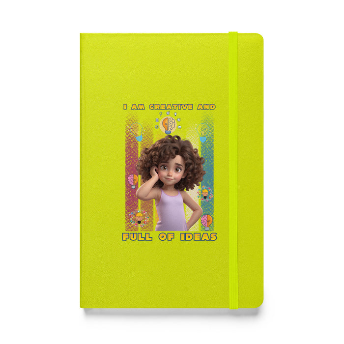 I am creative and full of ideas 2 - Hardcover Bound Lined Notebook - 20110401