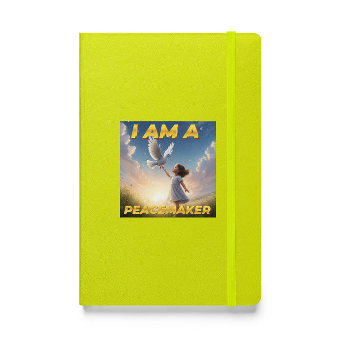 I am a peacemaker - Hardcover Bound Lined Notebook - 40410401