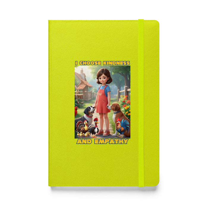 I choose kindness and empathy 3 - Hardcover Bound Lined Notebook - 40130401