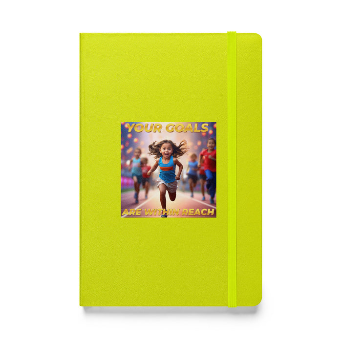 Your goals are within reach - Hardcover Bound Lined Notebook - 60310401