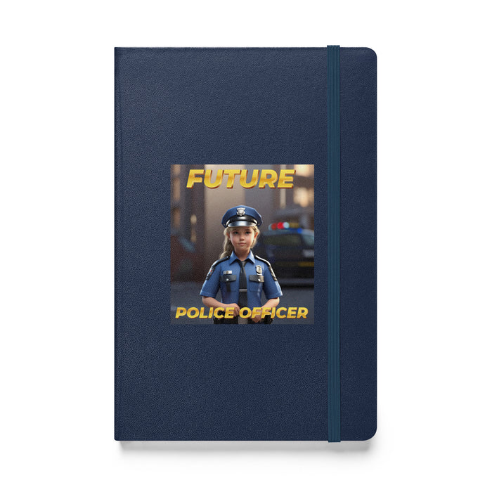 Future Police Officer 2 - Hardcover Bound Lined Notebook - 10210401