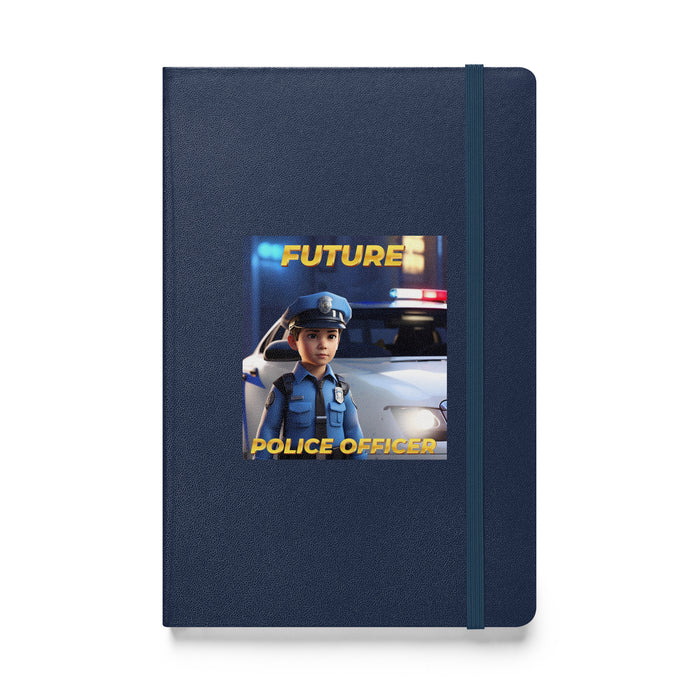 Future Police Officer - Hardcover Bound Lined Notebook - 10210401