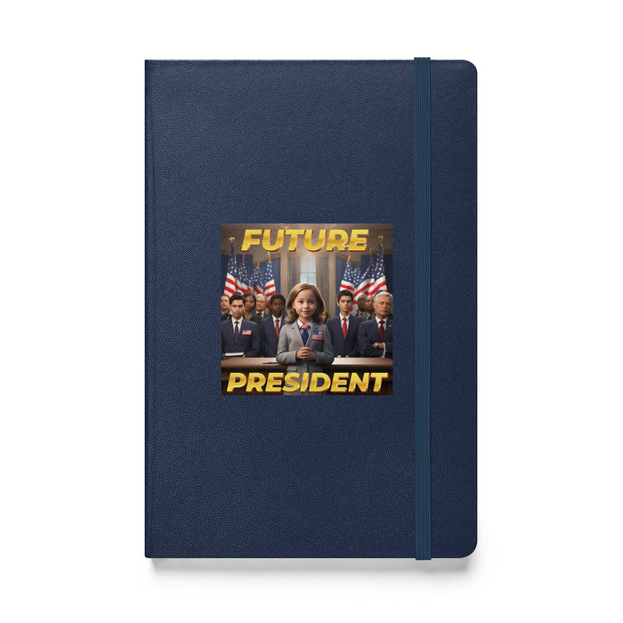 Future President 2 - Hardcover Bound Lined Notebook - 10420401