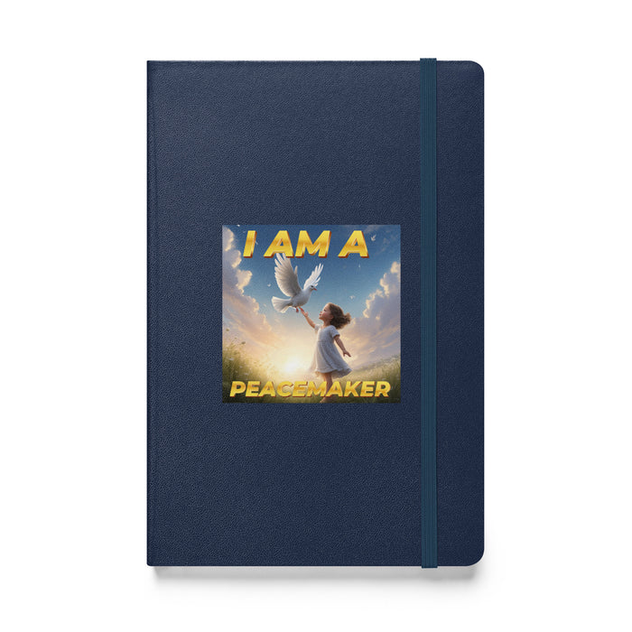 I am a peacemaker - Hardcover Bound Lined Notebook - 40410401