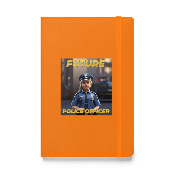 Future Police Officer 2 - Hardcover Bound Lined Notebook - 10210401