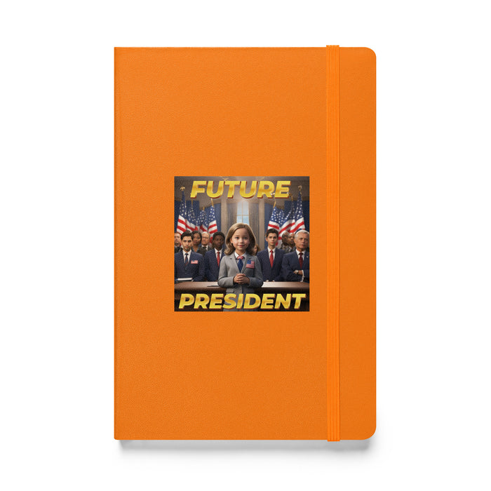 Future President 2 - Hardcover Bound Lined Notebook - 10420401