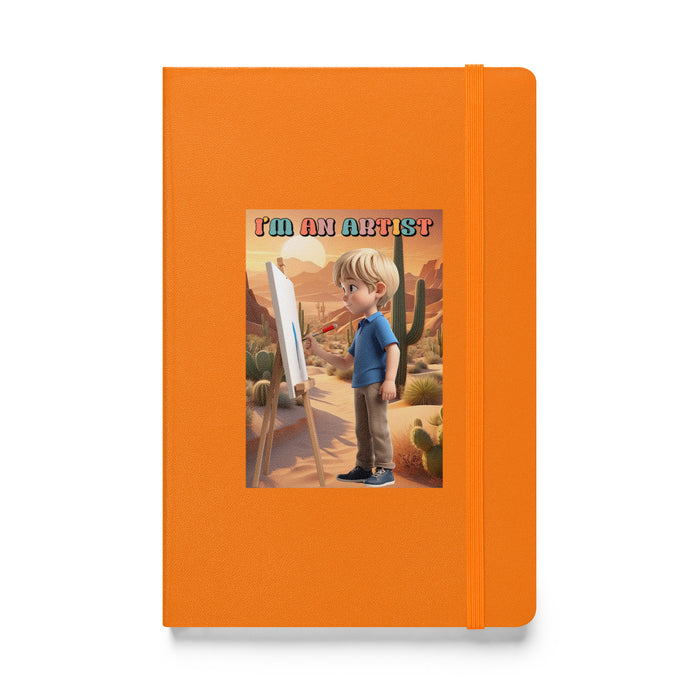 I'm an artist 2 - Hardcover Bound Lined Notebook - 20610401