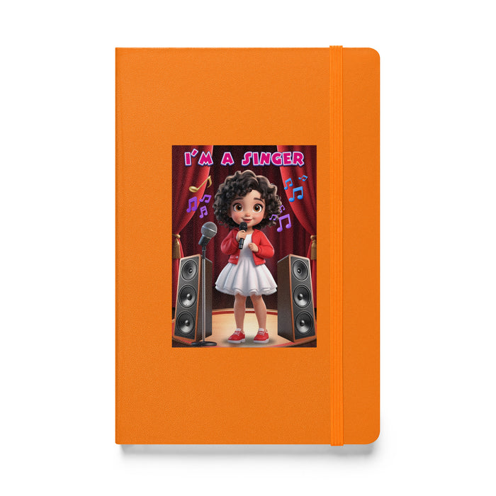 I'm a singer - Hardcover Bound Lined Notebook - 20910401