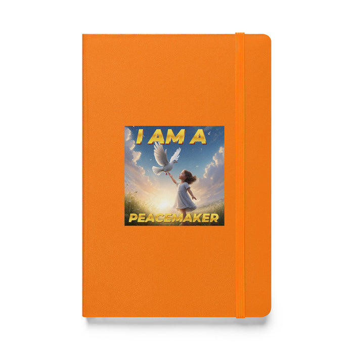 I am a peacemaker - Hardcover Bound Lined Notebook - 40410401