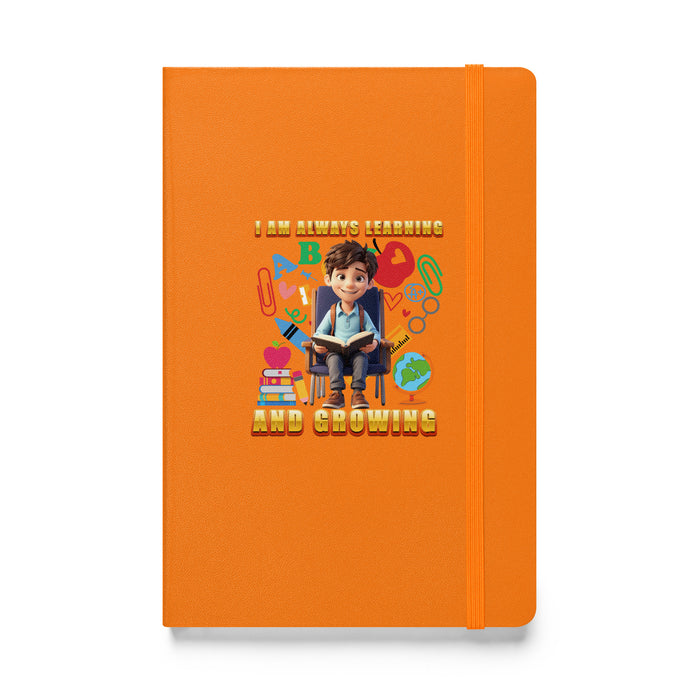 I am always learning and growing - Hardcover Bound Lined Notebook - 70310401