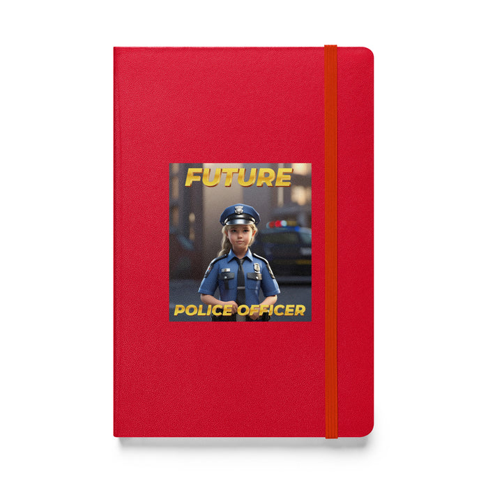 Future Police Officer 2 - Hardcover Bound Lined Notebook - 10210401