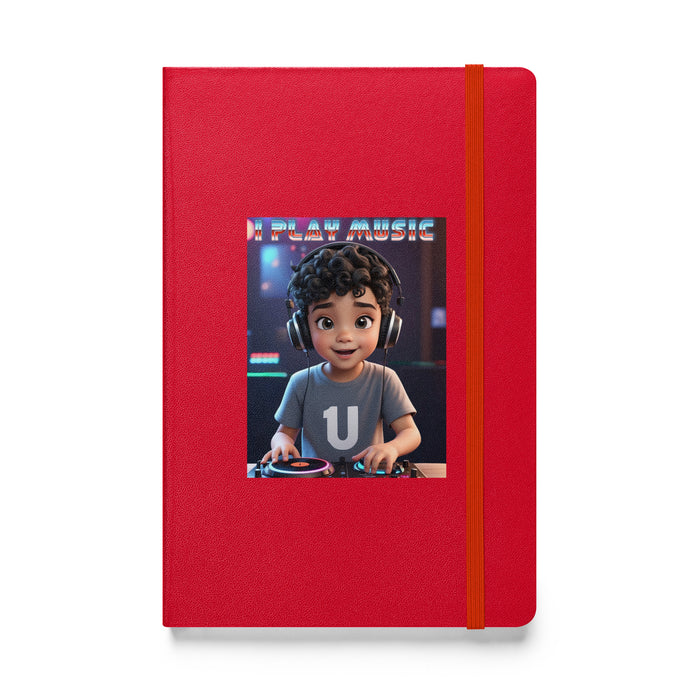 I play music 2 - Hardcover Bound Lined Notebook - 20410401