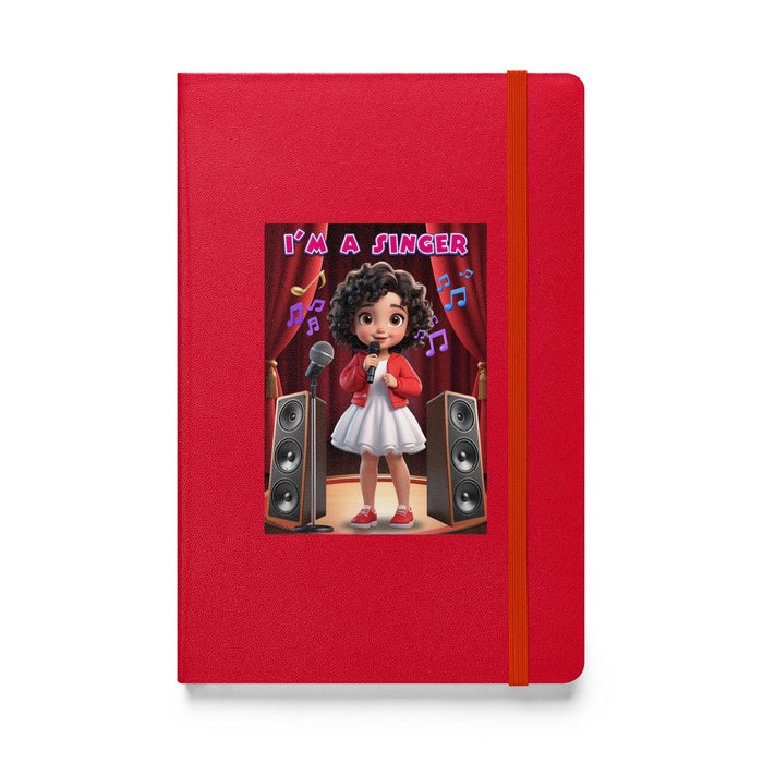 I'm a singer - Hardcover Bound Lined Notebook - 20910401