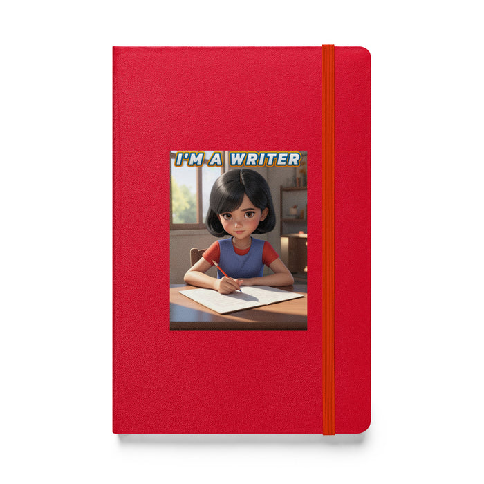 I'm a writer - Hardcover Bound Lined Notebook - 20510401