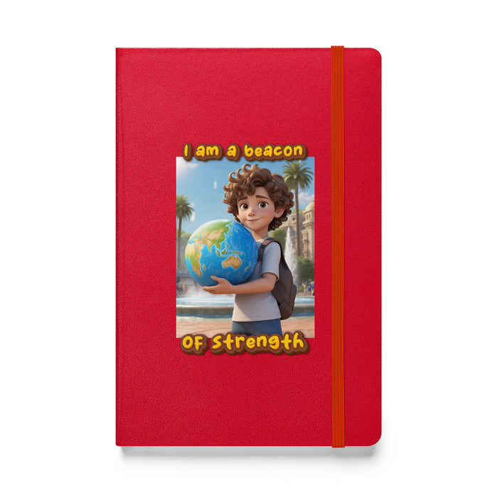 I am a beacon of strength - Hardcover Bound Lined Notebook - 50610401