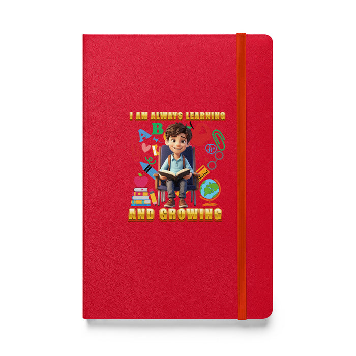 I am always learning and growing - Hardcover Bound Lined Notebook - 70310401