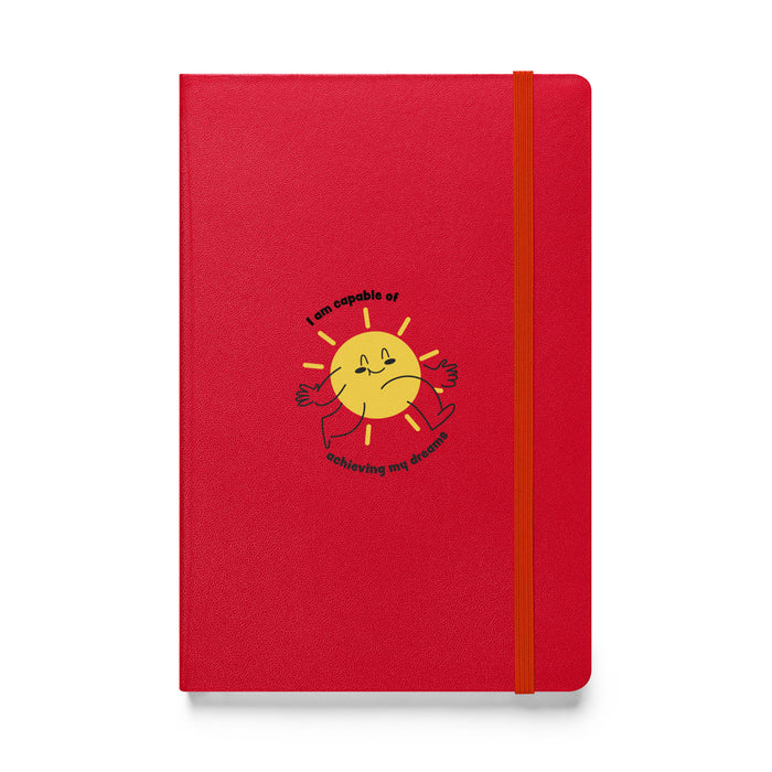 I am capable of achieving my dreams 3 - Hardcover Bound Lined Notebook - 80130401