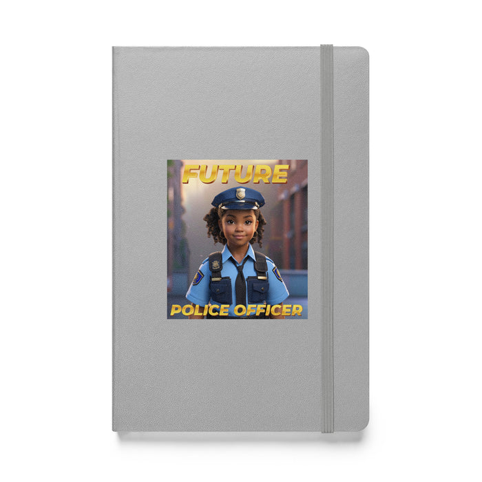 Future Police Officer 3 - Hardcover Bound Lined Notebook - 10210401