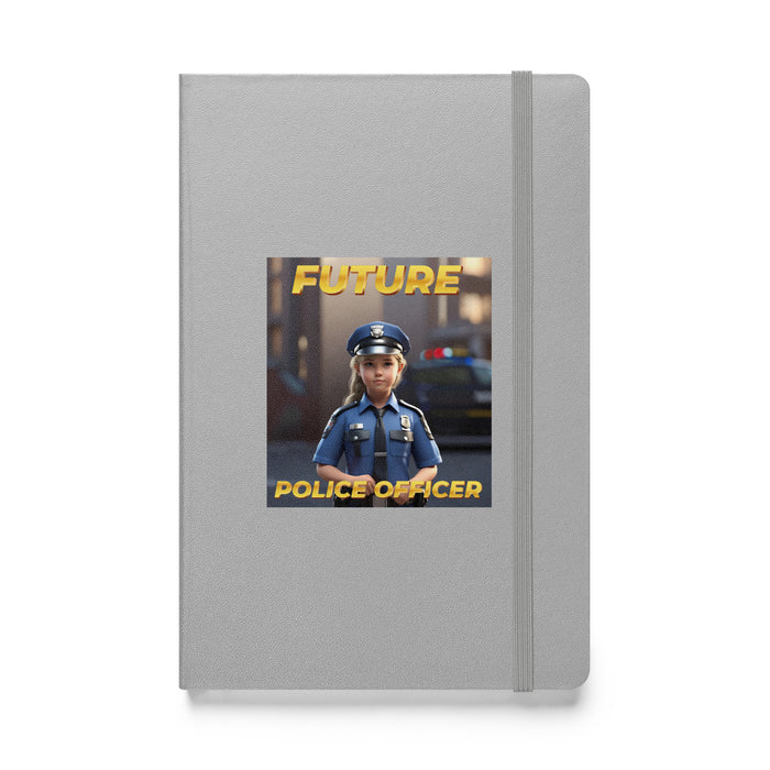 Future Police Officer 2 - Hardcover Bound Lined Notebook - 10210401