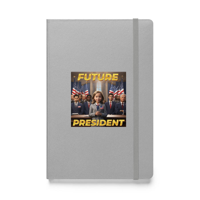 Future President 2 - Hardcover Bound Lined Notebook - 10420401