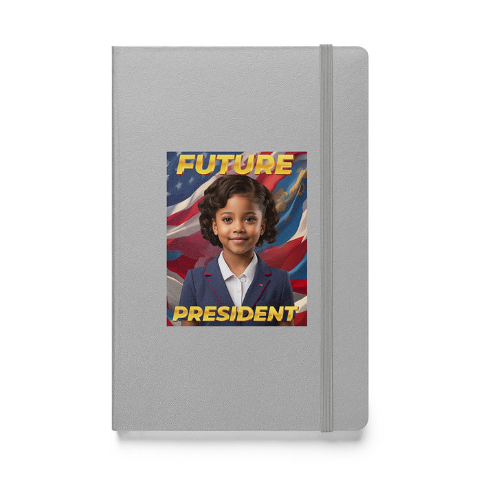 Future President 3 - Hardcover Bound Lined Notebook - 10430401